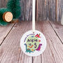 Personalised Birthday Ornament With Name, thumbnail 5 of 8