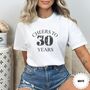 Personalised Cheers To 30 Years T Shirt, thumbnail 12 of 12