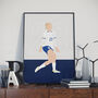 Alessia Russo England Lionesses Football Print, thumbnail 1 of 4
