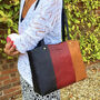 Genuine Leather Multi Coloured Leather Handbag, Shoulder Bag, thumbnail 1 of 2