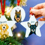 Personalised Christmas Baubles Dog Breed Tree Decoration, thumbnail 2 of 11