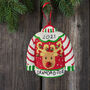 Personalised Ugly Christmas Jumper Hanging Decoration, thumbnail 1 of 1