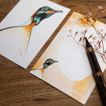 Inky Bird Luxury Postcard Set, 9 of 12