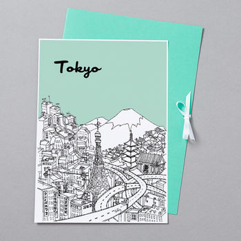 Personalised Tokyo Print, 5 of 10