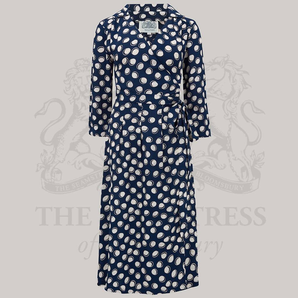 vintage style wrap dress