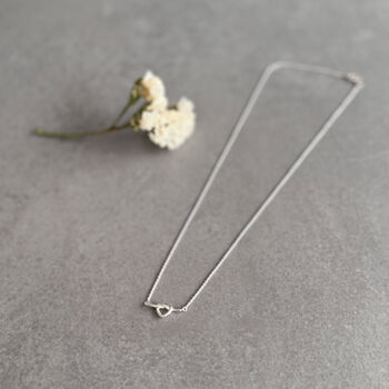 Thank You Heart Knot Necklace – Bridesmaid Or Wedding Party Gift, 11 of 12