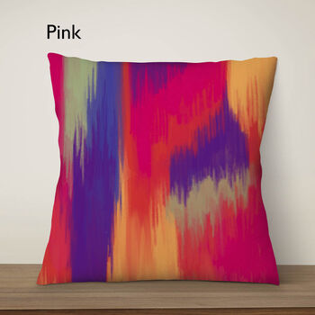 Abstract Northern Lights Square Cushion, Many Colours, 4 of 7