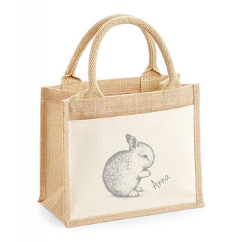 Personalised Baby Bunny Rabbit Bag, 3 of 3