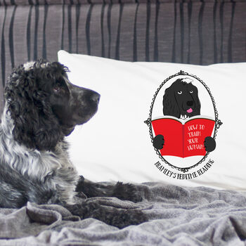 Personalised Novelty Dog Pillowcase Train Your Human, 2 of 12