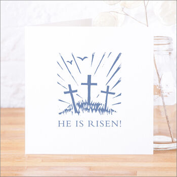 Single Or Pack Of 'He Is Risen' Easter Cards, 6 of 8
