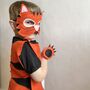 Felt Tiger Costume For Children And Adults, thumbnail 2 of 12