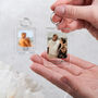 Personalised Photo Keyring, Keychain Gift With Message, thumbnail 3 of 5