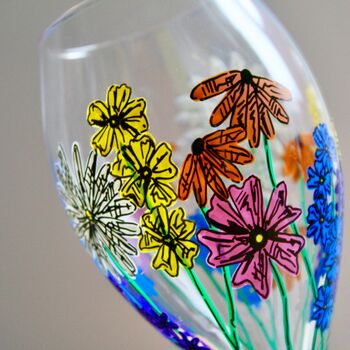 Wildflower Wine Glass, 2 of 8