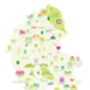Personalised Staffordshire Map: Add Favourite Places, thumbnail 3 of 3