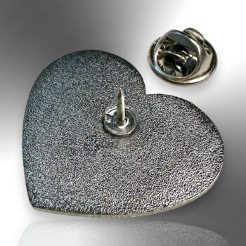 Xoxo Red Love Heart Valentine's Day Enamel Pin, 6 of 8