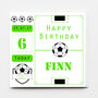 Happy Birthday Football Greeting Card, thumbnail 2 of 6