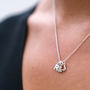 Mini Silver Initial Necklace, thumbnail 2 of 8