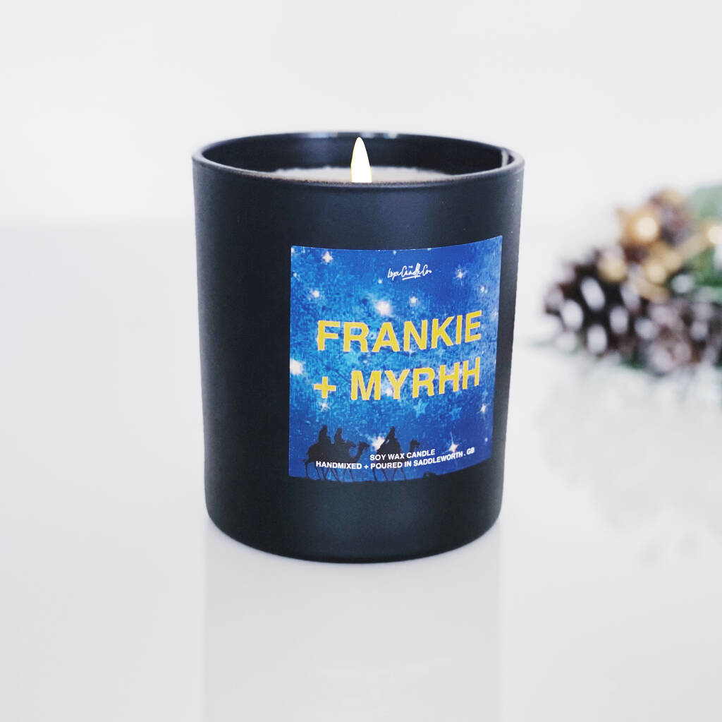 Frankincense And Myrrh Scented Christmas Candle By The Luxe Candle Co