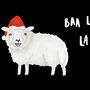 'Baa La La La La' Santa Sheep Christmas Card, thumbnail 2 of 10
