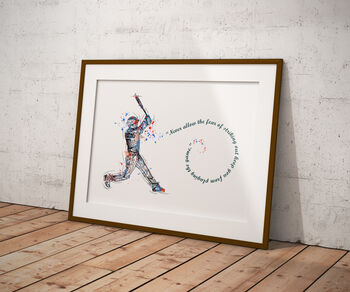 Personalised Baseball Prints, 3 of 4