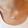 Double Pearl Necklace, thumbnail 1 of 4