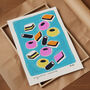 Liquorice Allsorts Hand Painted Art Print, thumbnail 1 of 5