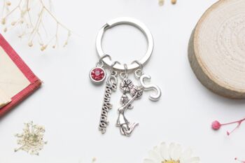 Cheerleader Personalised Keyring Cheerdance, 5 of 7