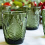 Set Of Four Vintage Colour Embossed Tumblers, thumbnail 4 of 8