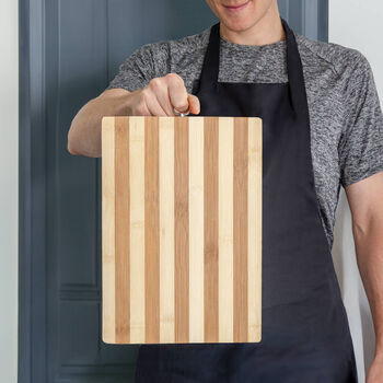 Personalised Wreath Design Bamboo Chopping Board, 6 of 8