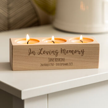 Personalised In Loving Memory Candle Holder, 4 of 5