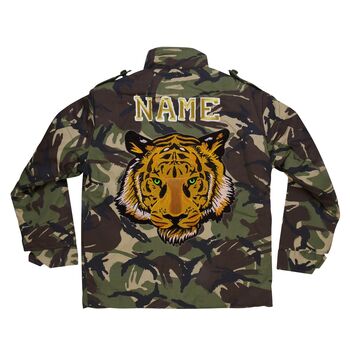 Big Tiger Personalised Kids Camo Jacket, 5 of 6