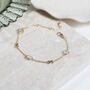 Miramar Gold Gemstone Good Health Bracelet, thumbnail 1 of 4