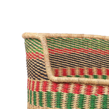 Large Colourful Woven Pet Basket, 2 of 5