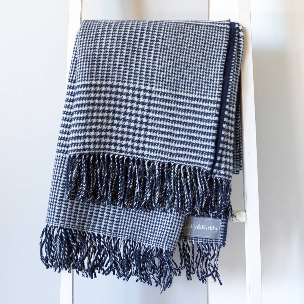fine lambswool throws by lily&kirkby