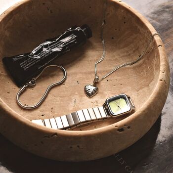 Monstera Leaf Charm Necklace In 925 Sterling Silver Tropical Jewellery Gift, 6 of 8