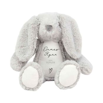 Baby's First Companion Personalised Bunny Rabbit, 2 of 2