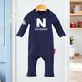 Personalised Alphabet Babygrow, thumbnail 3 of 10
