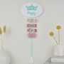 Personalised Crown Hair Bow Holder 15 Colours, thumbnail 7 of 8
