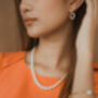 'Ligaya' Happiness Graduated Pearl Necklace, thumbnail 7 of 12