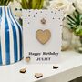 Personalised Birthday Card Heart For Her Special Birthday, thumbnail 2 of 10