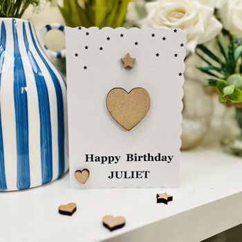 Personalised Birthday Card Heart For Her Special Birthday, 2 of 10