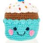 Handmade Cupcake Blue Fair Trade Toy, thumbnail 4 of 4