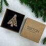 Kitsch Beaded Christmas Tree Brooch, thumbnail 1 of 4