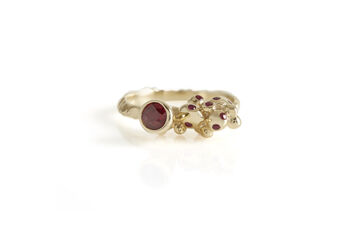 Ruby Stud Revival Ring, 4 of 5