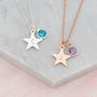 Personalised Hand Stamped Star Necklace, thumbnail 4 of 9