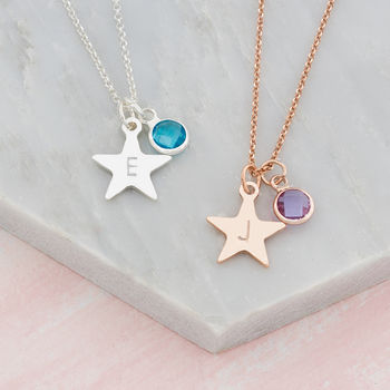 Personalised Hand Stamped Star Necklace, 4 of 9