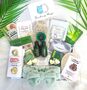 Relaxing Green Spa Self Care Pamper Hamper Gift Box, thumbnail 1 of 12