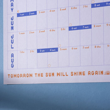 2023 2024 Academic Wall Planner | The Sun Will Shine, 3 of 6