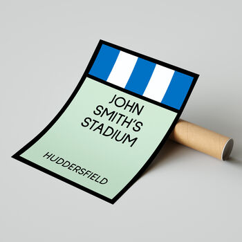 John Smith's Stadium Monopoly Huddersfield Football Print, 2 of 2