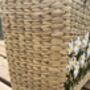 Hand Woven Eco Friendly Seagrass Basket With Handles, thumbnail 7 of 10